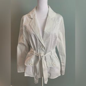 White cargo jacket NWT
